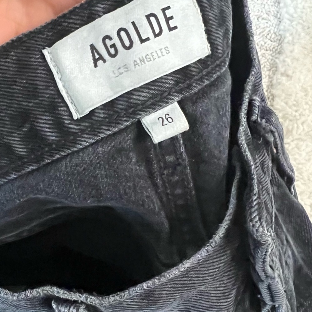 Agolde 90s Pinch Waist in black - Picture 3 of 5